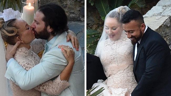 Sia and her husband get married.