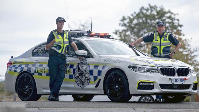 Greensborough highway patrol has targeted dangerous drivers in an effort to drive down road trauma as part of Operation Argus. Picture: Andy Brownbill