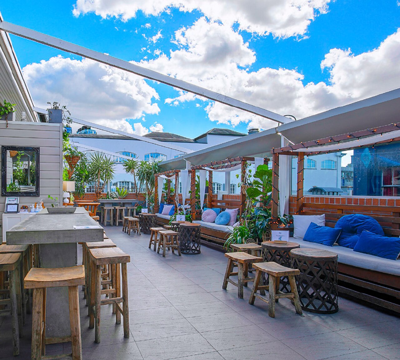 The Elixir Rooftop bar at 648 Ann St, Fortude Valley.