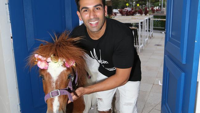 Shammi Prasad at his short-lived Broadbeach Bar called Memory Lane. Picture: Mike Batterham