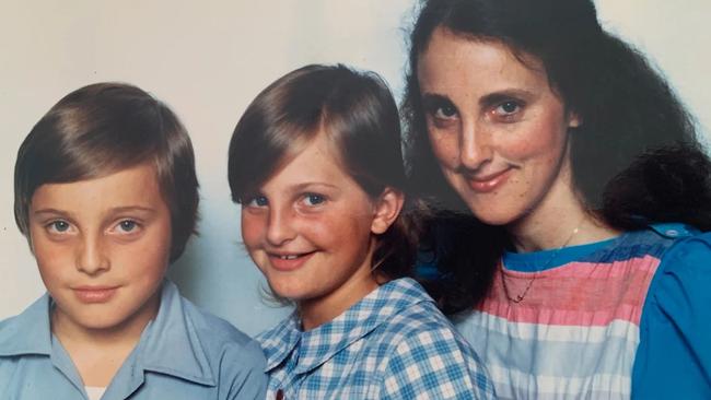 Marion Barter with her children Owen and Sally. Picture: Facebook