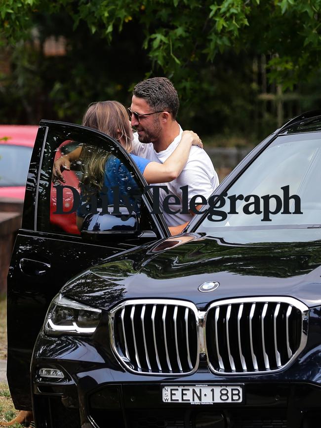 Views of Sam Burgess visiting Oak Schuetz in Sydney.