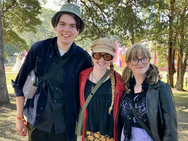 (L-R) Patrick Hassall, Jordan Gibson, Ella Sutherland. Picture: Odessa Blain.