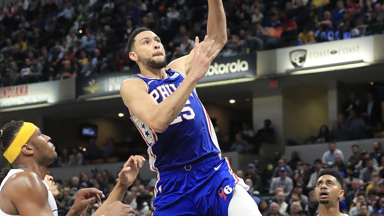 NBA: Ben Simmons stats, 76ers def Pacers, scores, video, results