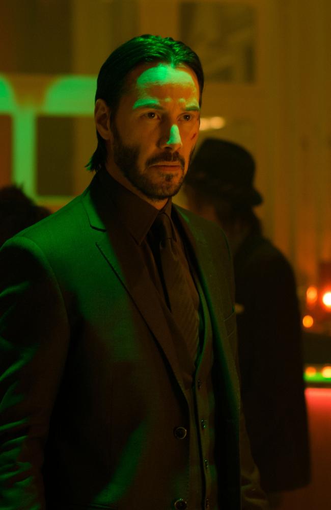 Not going to put up with it ... Keanu Reeves stars as John Wick in a scene from the film of the same name. Picture: AP / Lionsgate / David Lee