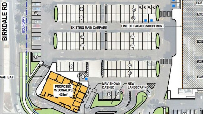 A woman is petitioning against the construction of a McDonald's restaurant across the road from her home in Birkdale.