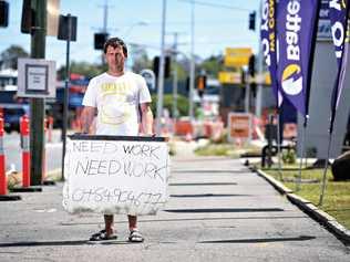 CALL FOR HELP: Chad Pallett is struggling to find a job after giving up fly-in-fly-out work in Mount Isa to reside permanently in Ipswich. Picture: Rob Williams