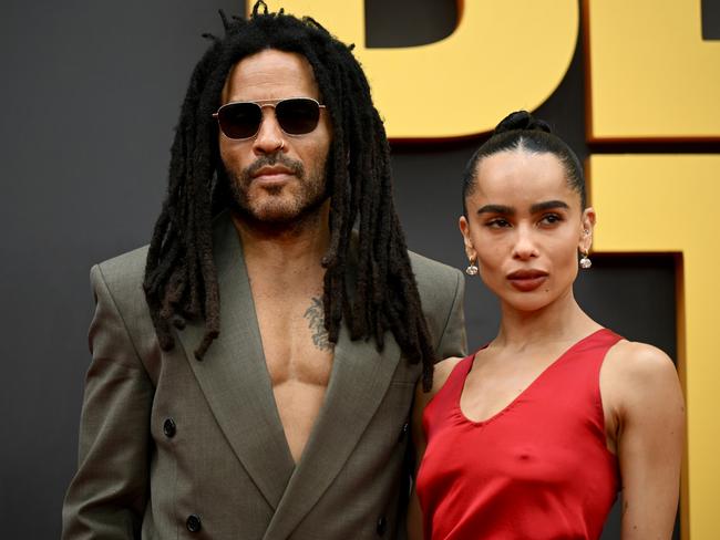 Lenny Kravitz and Zoe Kravitz. Picture: Stuart C. Wilson/Getty Images