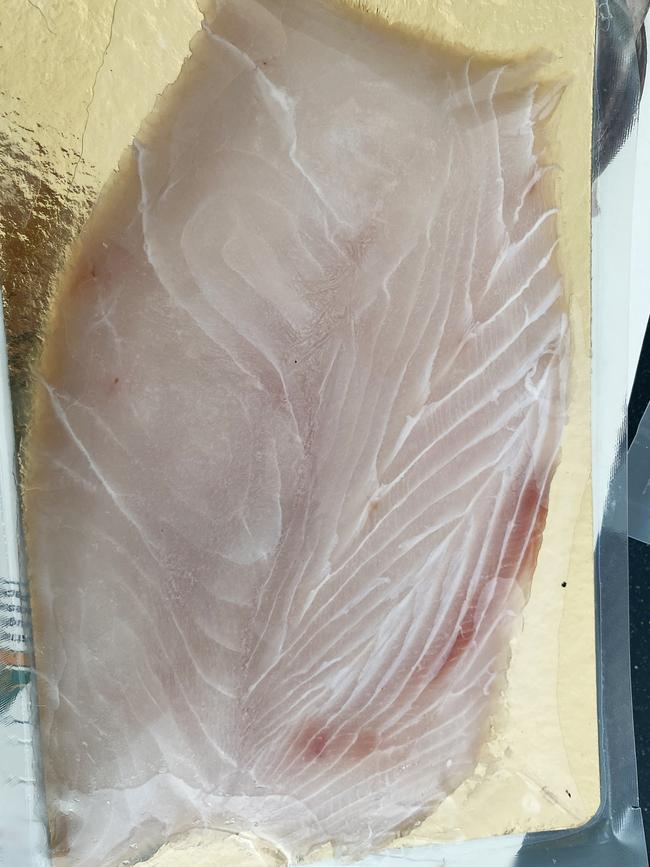 This product was labelled as gummy shark in a NT fish market, but DNA testing showed it was school shark. Picture: Supplied