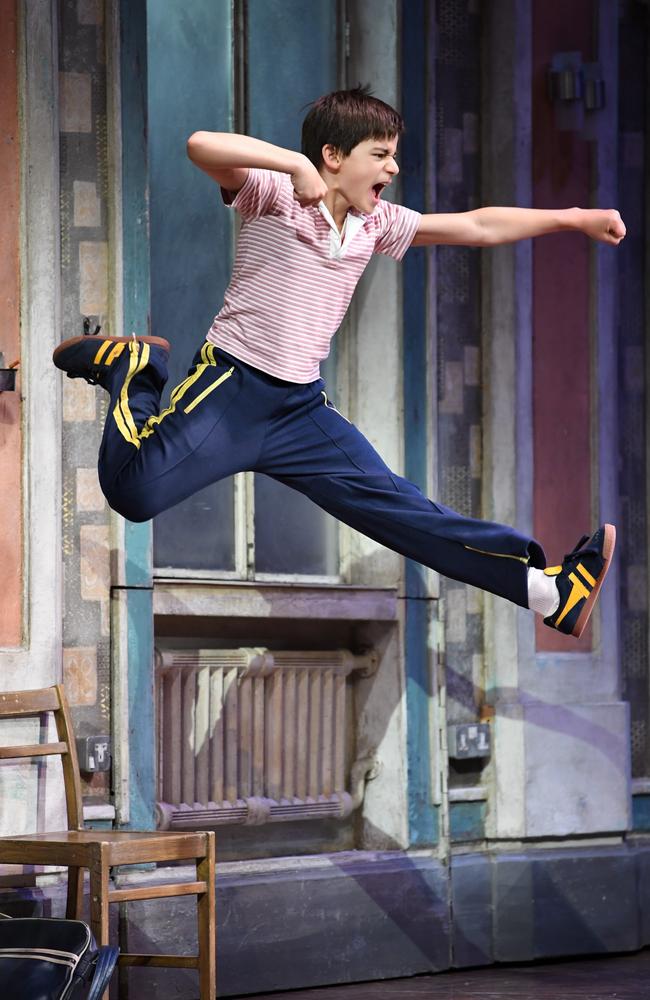 Wade Neilsen rehearses for his role as Billy Elliot. Picture: James D. Morgan