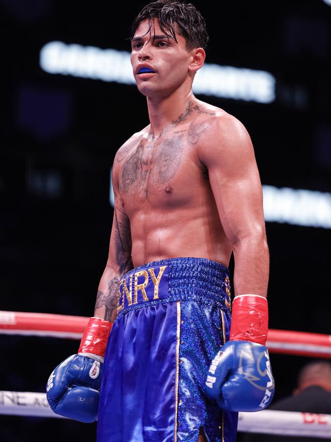 Since making his professional debut at 17 years old, Garcia has quickly become one of the fastest-rising stars in the boxing world. Picture: Getty Images