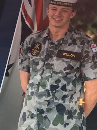 Wilson joined the navy in 2018.