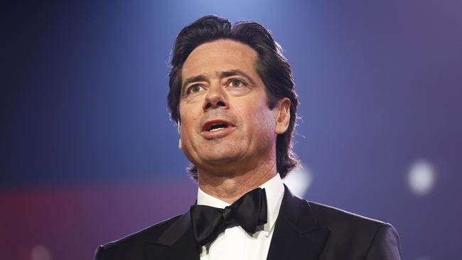 AFL CEO Gillon McLachlan during the 2022 Brownlow Medal