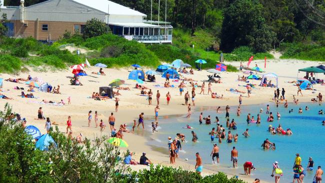 Many residents are concerned they will lose Yarra Bay for recreational use if a cruise terminal is introduced. Picture: Christine Kitamura