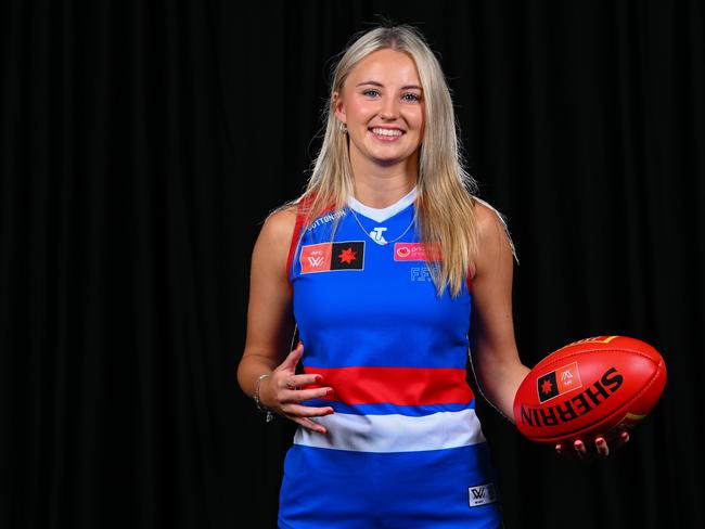 Tasmania’s Brooke Barwick was drafted by Western Bulldogs. (Photo by Morgan Hancock/AFL Photos/Getty Images)