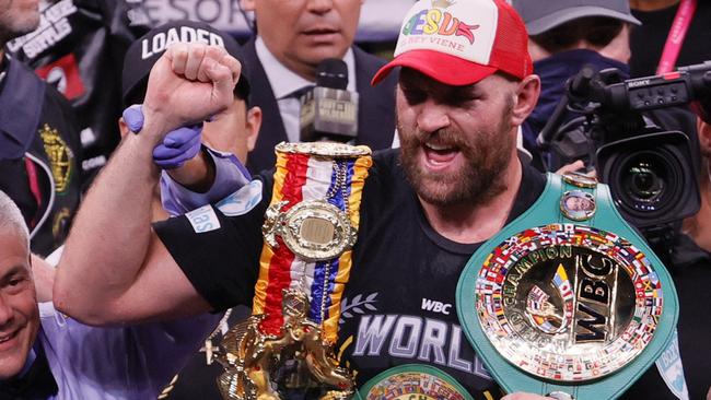 Wilder refused to congratulate Fury on his win. (Photo by Ethan Miller/Getty Images)