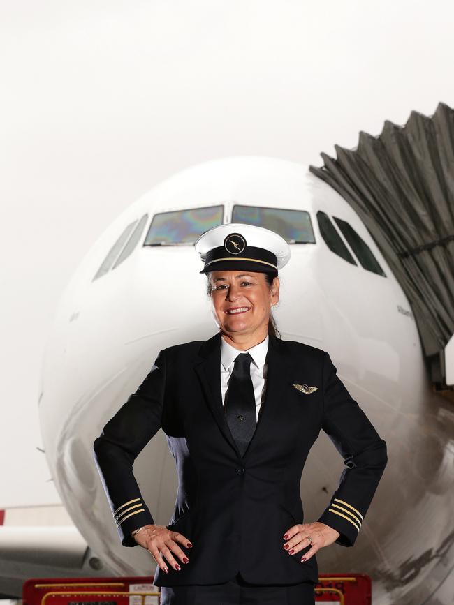 Pilot Davida Forshaw is an outspoken advocate for gender equality. Picture: Andrew Tauber