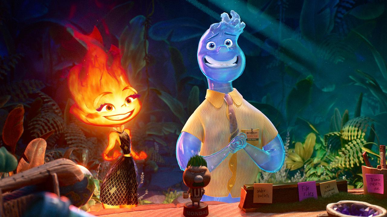 Elemental is in cinemas now. Picture: Pixar/Disney