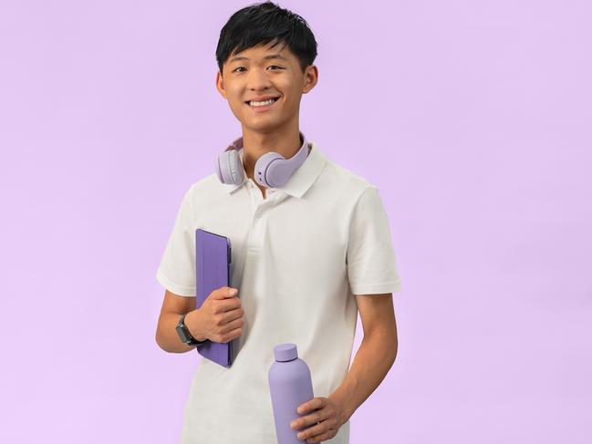 The inaugural Red level (Years 7-8) Prime Minister's Bee national champion was Sydney's Evan Luc Tran, who will become the Bee hive's first school leaver after completing his HSC in 2025. Picture: Atomi/getatomi.com/Koji Chan