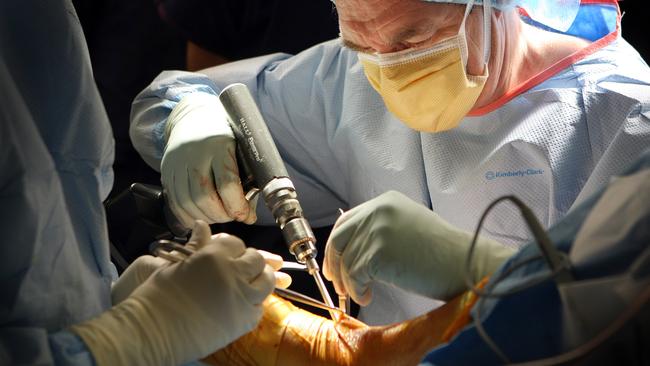 Michael Klein captured Liam Picken’s ankle surgery for a ‘warts and all’ book.