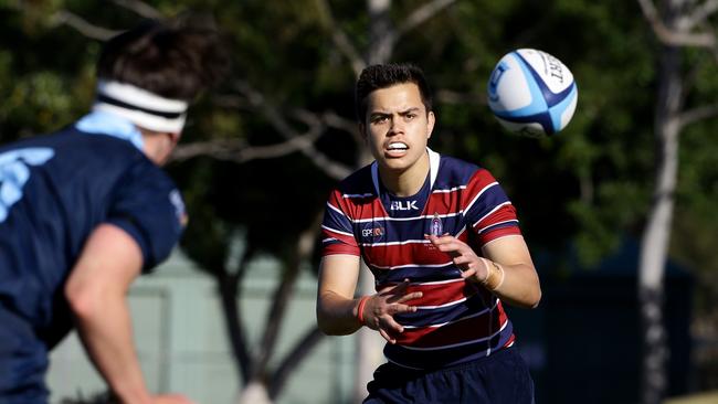 TSS flyhalf Campbell Parata is now with the Crusaders. Picture: AAP/David Clark