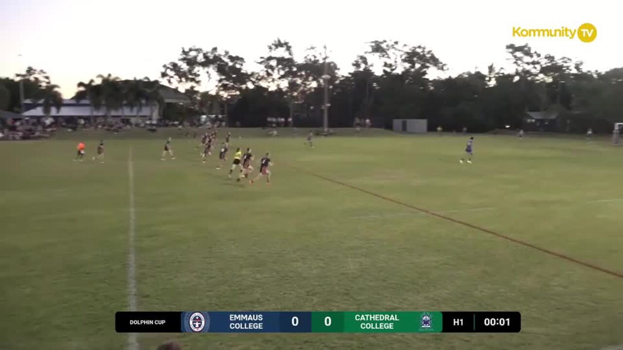 Replay: Emmaus College v The Cathedral College (Dolphins Cup) 2025 QLD NRL Schoolgirls and Schoolboys Cup Round 1