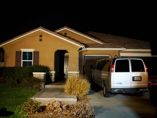 Sheriffs described the four bedroom house where the 13 Turpin children were shackled to the furniture was ‘a torture chamber’. Picture: Sandy Huffaker