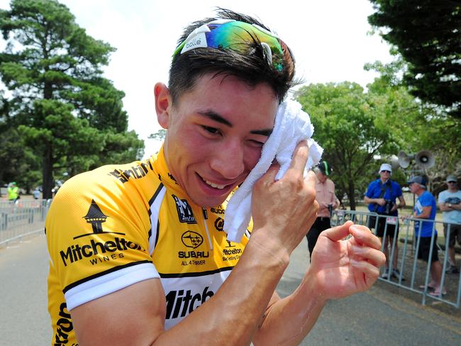 Caleb Ewan rode a great race to claim silver at the nationals. Picture: Leanne Kelly