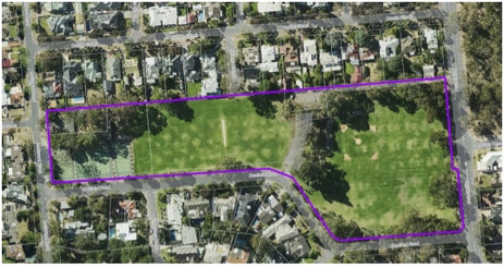 The wheel park was proposed to be within 20m of a residential property. Picture: Burnside Council