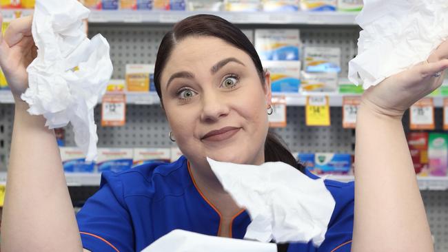 Tamara-Lee Stubbs is one of the many people on the Gold Coast hit hard by influenza last year. Photo by Richard Gosling