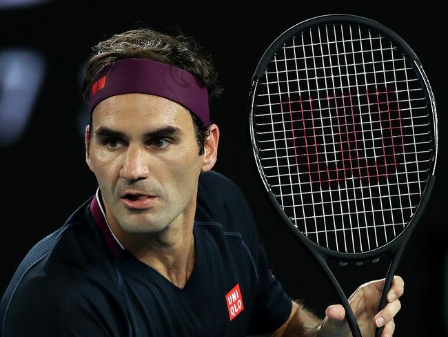 Roger Federer of Switzerland in action. Picture: Getty