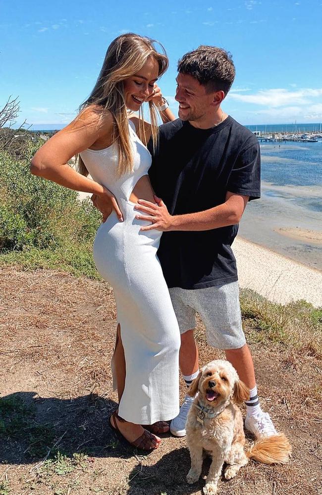 The pair said they are ‘absolutely overjoyed’. Picture: Instagram/JoshMiller