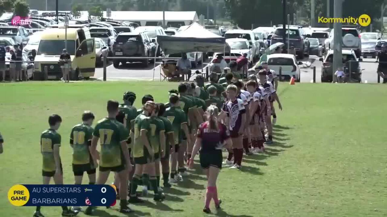 Replay: AU Superstars v Queensland Barbarians (U12) - 2024 Pacific Youth Rugby Festival Day 2