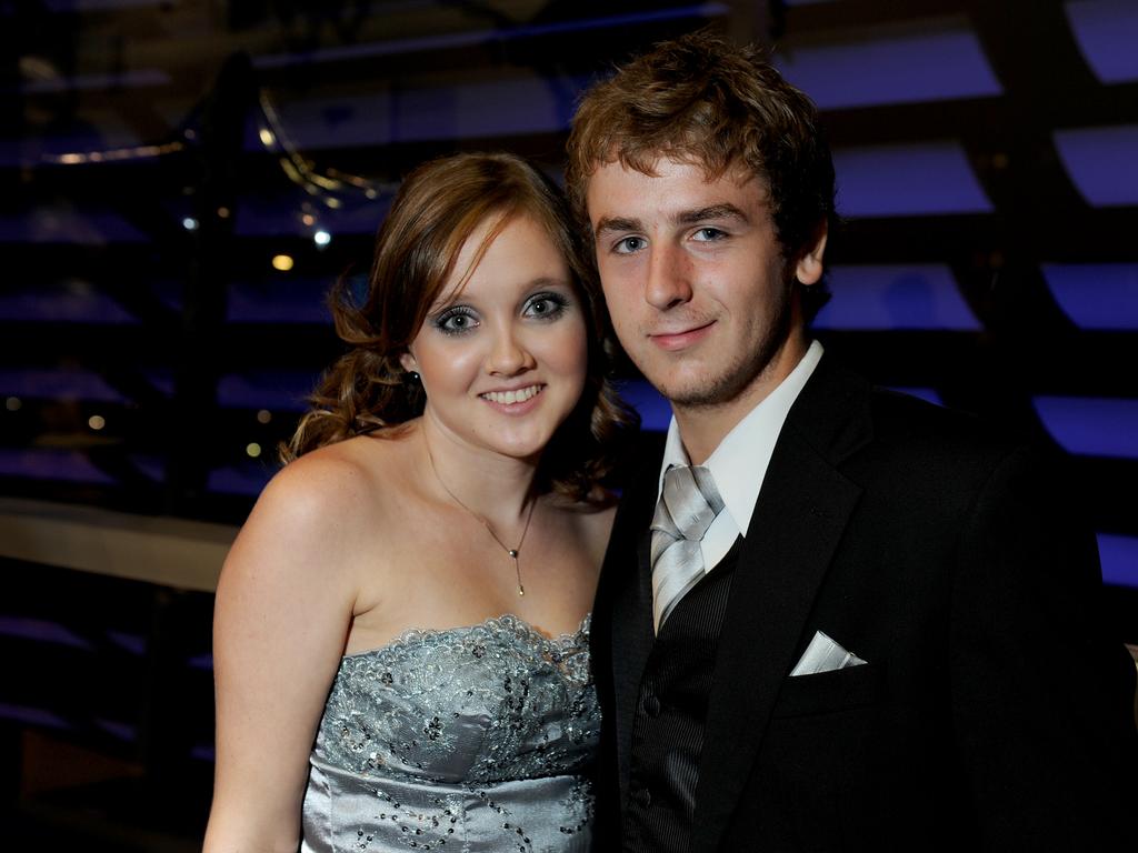 Brinley Leso and Jack Kelly at the 2009 Casuarina Senior College formal. Picture: NT NEWS