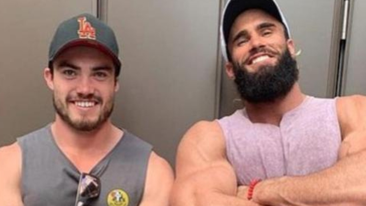 Edward von Moger and his brother Calum von Moger. Picture: Instagram.