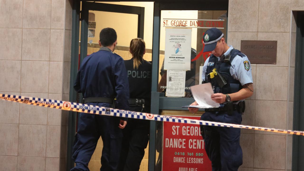 The attack took place at a dance studio. Picture: Damian Hoffman