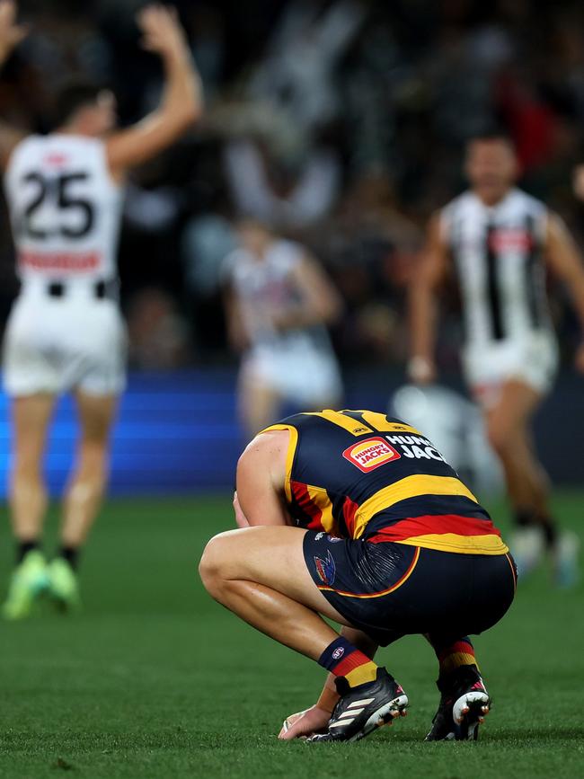 Crows captain after the round 7 loss to Collingwood at Adelaide Oval. Picture: James Elsby/AFL Photos