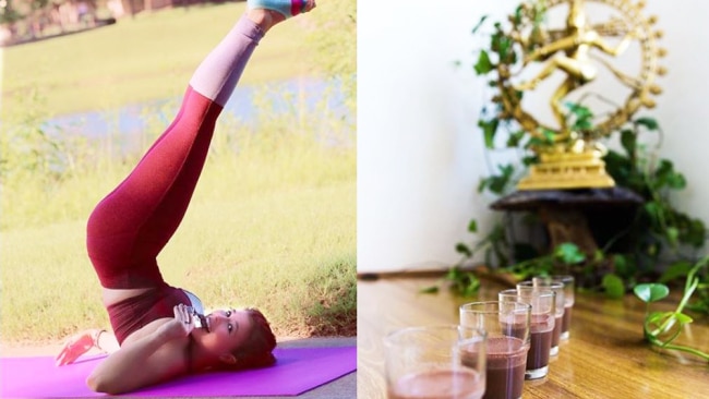 Beer yoga is a health craze
