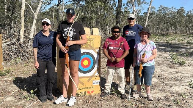 DAWN Services offers its clients a range of group activities including archery. Picture: Supplied.