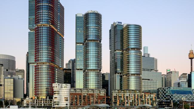 Lendlease-built towers at Barangaroo in Sydney.