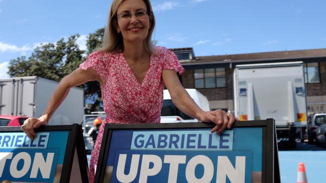 Vaucluse MP Gabrielle Upton at Bondi Beach Public School. Picture: Anton Rose