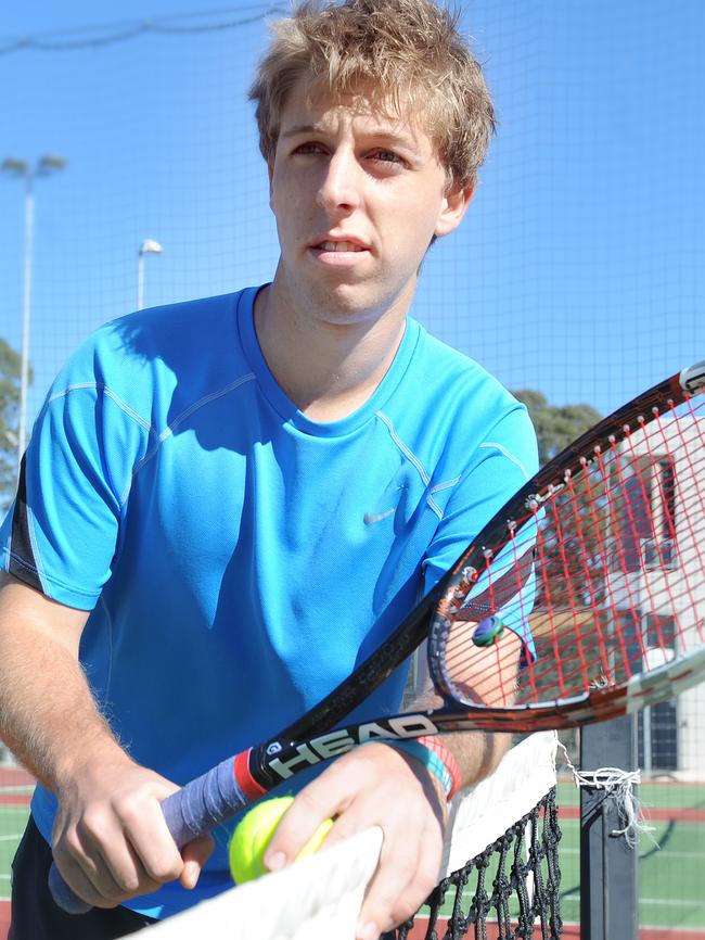 Happy Valley Tennis Club’s Sam Longhurst — happy his club will host this major event. Picture: Dave Cronin.