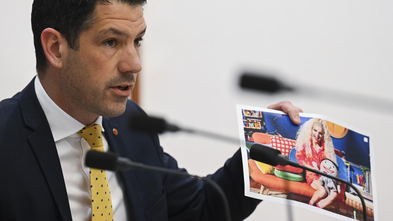 Senator Alex Antic accused the ABC of ‘grooming’ children. Picture: NCA NewsWire / Martin Ollman