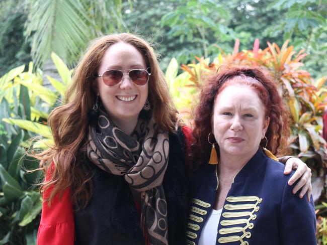 Teharnee Sankowski, left, and Kylee Bugeia joined the 2019 Greater Whitsunday Food Network Farm to Plate lunch bus tour, supported by Reef Catchments.