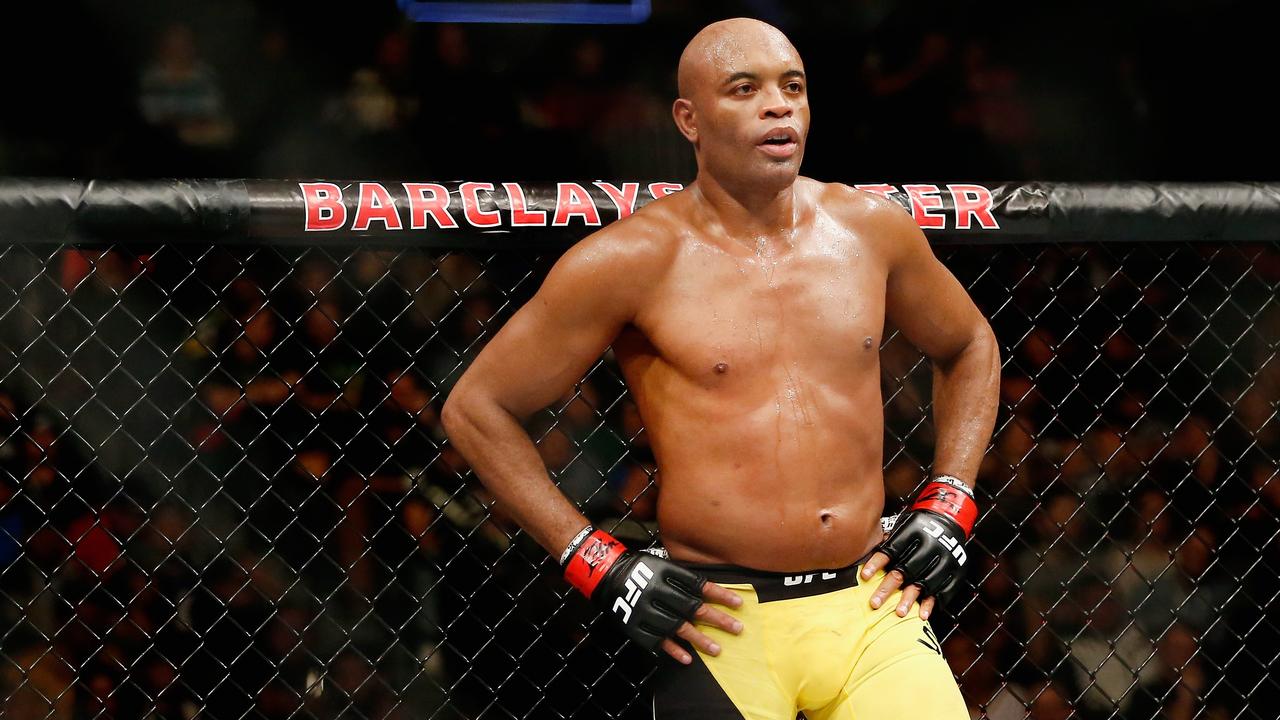 Anderson Silva faces Israel Adesanya at UFC 234 in Melbourne. Photo: Anthony Geathers/Getty Images/AFP