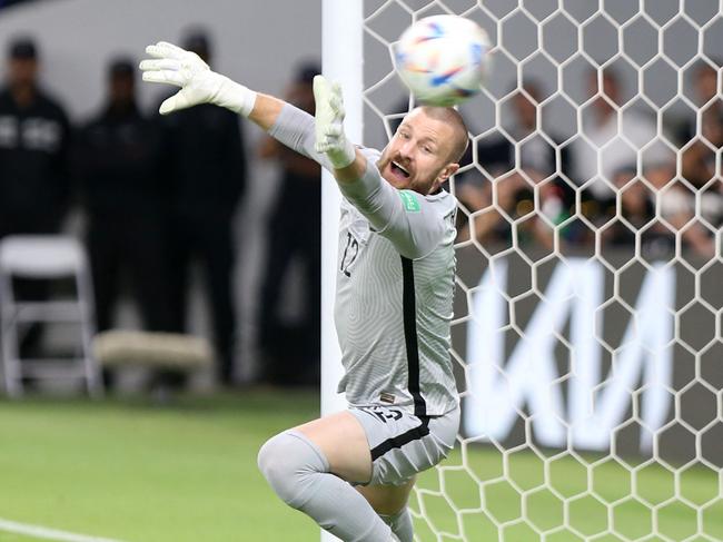 The Grey Wiggle in action. Picture: Mustafa Abumunes/AFP