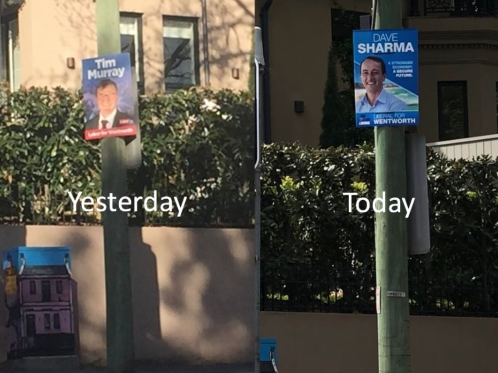 Labor's Tim Murray shared this photo during the by-election campaign.