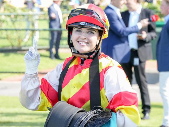 Coco Sun ridden by Jaylah Kennedy wins the IMMIX, Metal Recycled Right BM70 Handicap at Bendigo Racecourse on April 13, 2024 in Bendigo, Australia. (Photo by George Sal/Racing Photos via Getty Images)