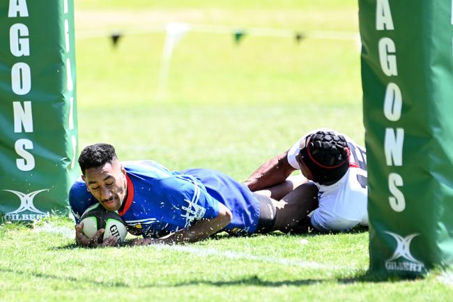 Fiji rugby 7's in Brisbane. Saturday October 6, 2024. Picture, John Gass