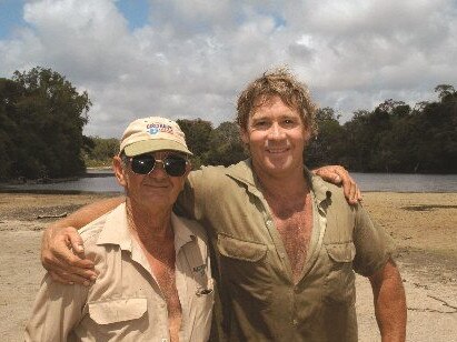 Bob Irwin with his son Steve, who shared his love of wildlife and conservation.